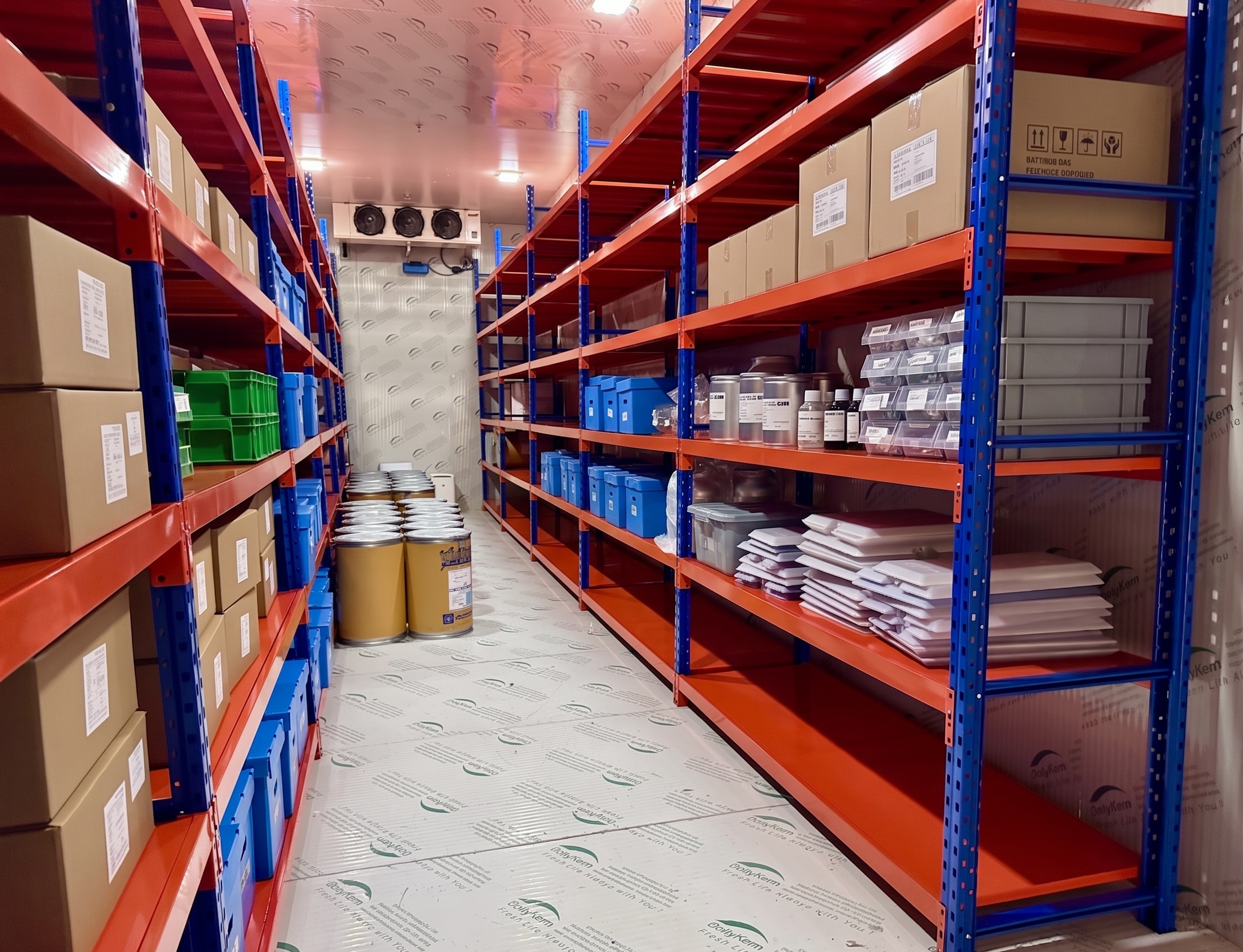 Cold room storage area